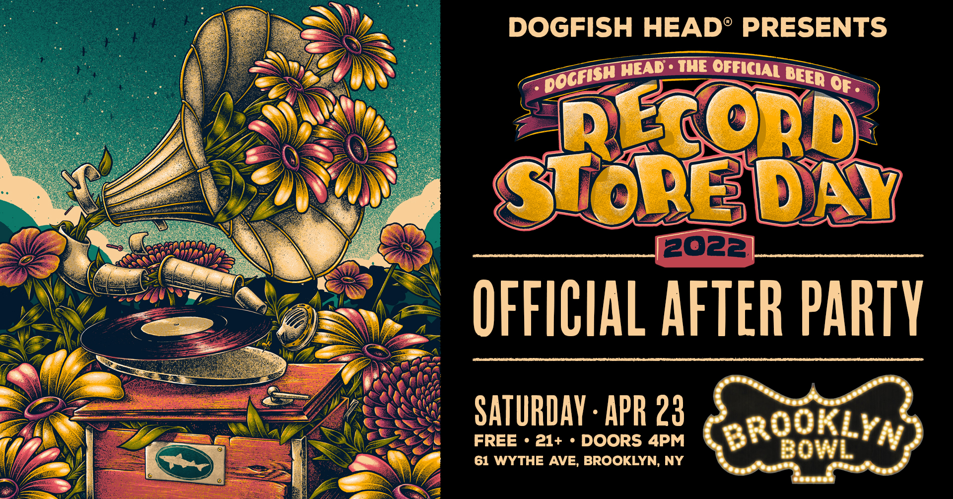 Details about   DOGFISH HEAD BREWERY ~ 3" x 3 1/2"  ~ RECORD STORE DAY Craft Beer Sticker Sign 