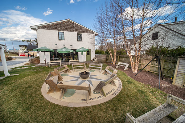 Dogfish Inn Fire Pit Outdoor Area