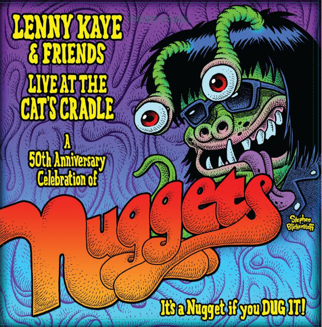 LP. cover for Lenny Kaye and Friends 50th Anniversary Celebration of Nuggets