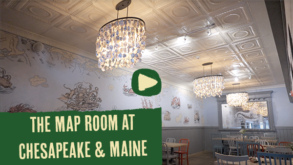 The Map Room at Chesapeake & Maine