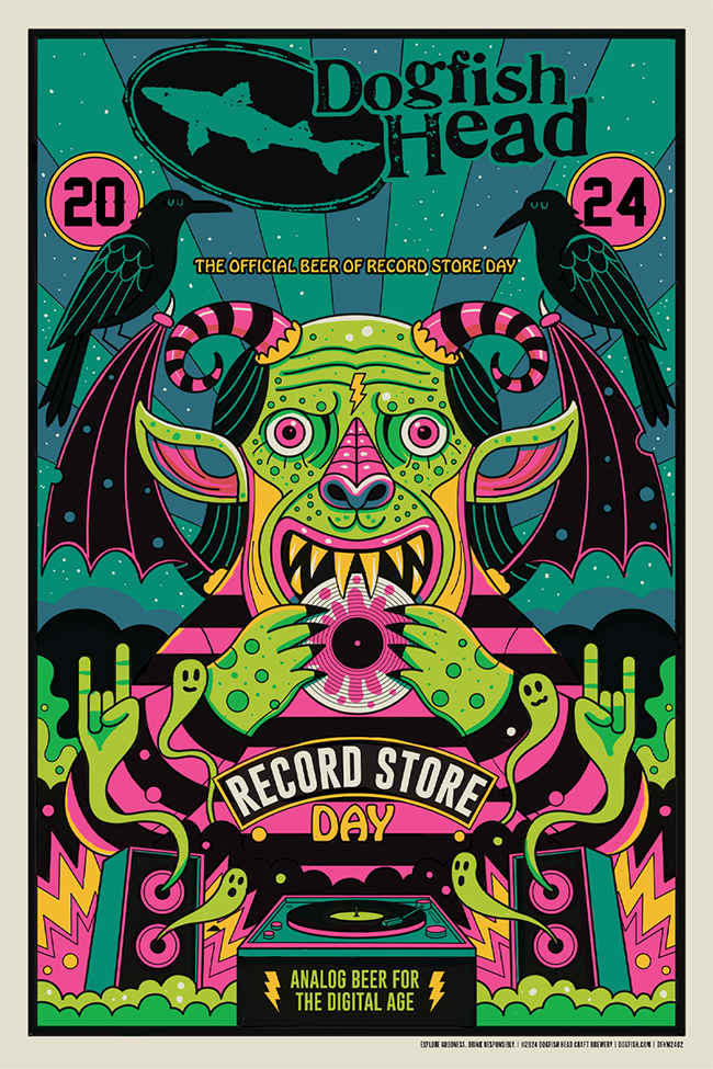 2024 Record Store Day Poster designed by Methane Labs 