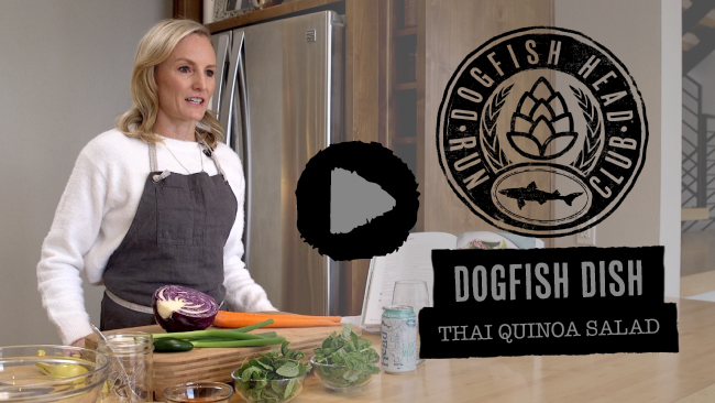 Dogfish Dish : Thai Quinoa Salad with Shalane Flanagan