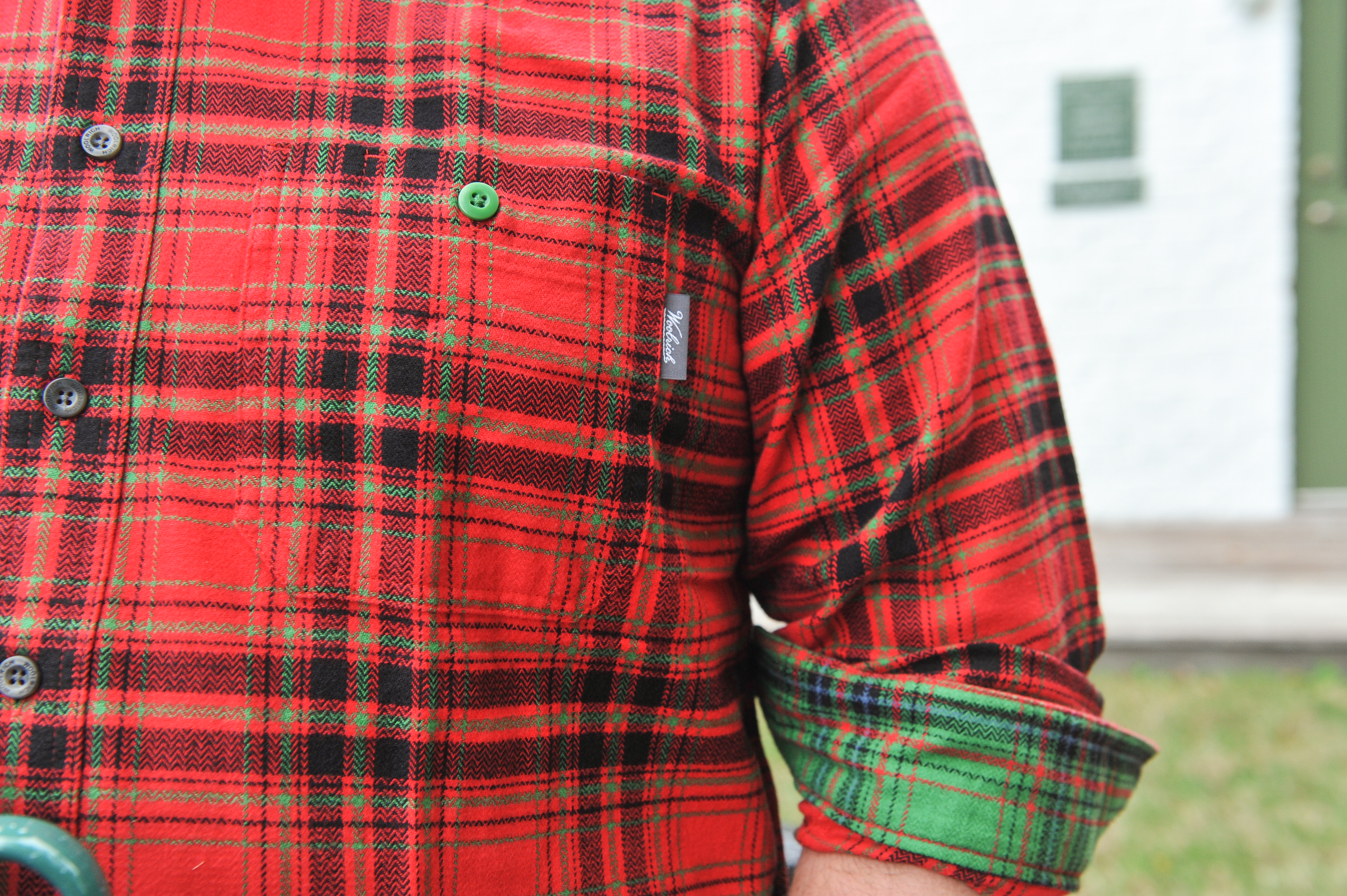 Mens Woolrich Red Flannel Shirt Mens Woolrich Red Flannel Shirt