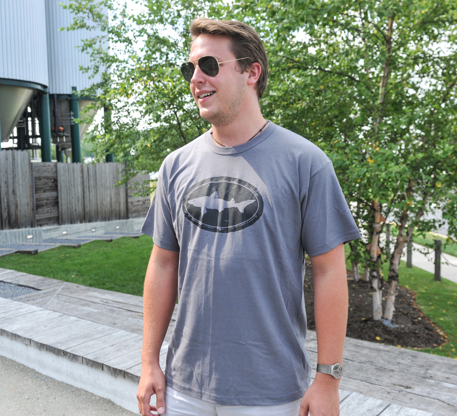 Men's charcoal tee shirt Men's charcoal tee shirt
