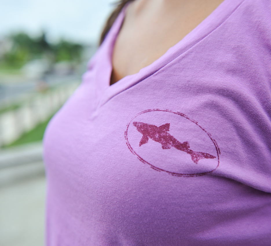 Women's Purple V-neck Women's Purple V-neck