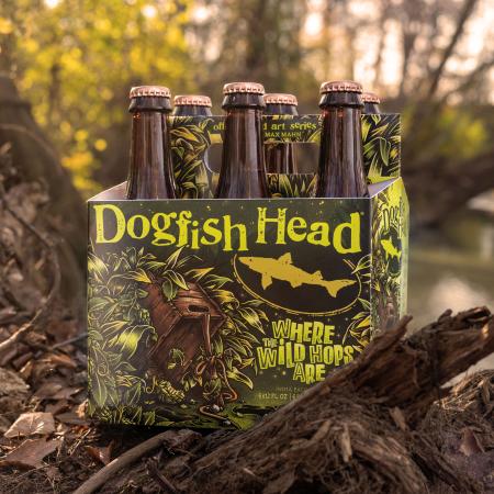 Where the Wild Hops Are 6-pack in the woods - square