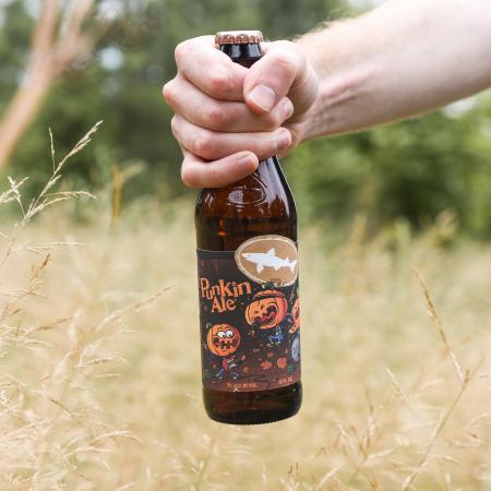 2019 Punkin Ale packaging in a field