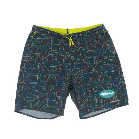 Black Pattern Shorts