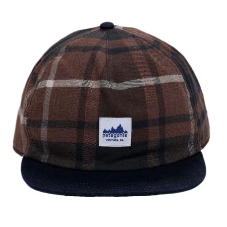 Patagonia Brown Plaid Cap