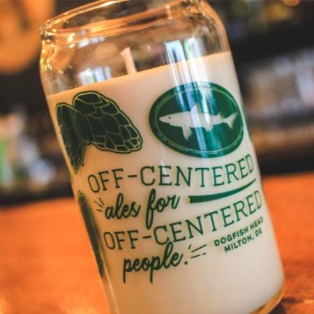 Vanilla Bean Scented Soy Candle Closeup