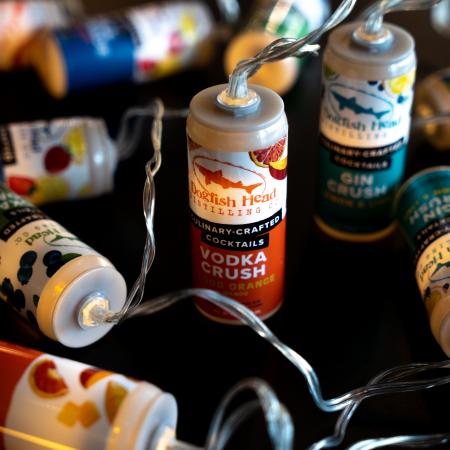 Dogfish Head Canned Cocktails String Lights in All Your Favorite Canned Cocktails Flavors