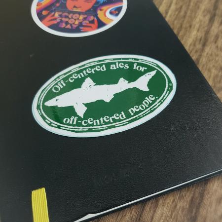 Off Centered Sticker