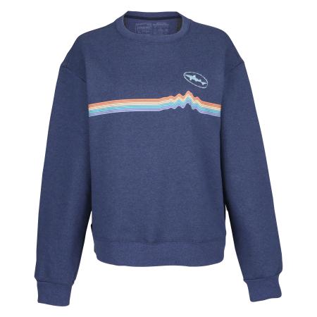 Blue Stripe Crew Sweatshirt