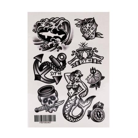 Canned Cocktail Tattoo Sheet