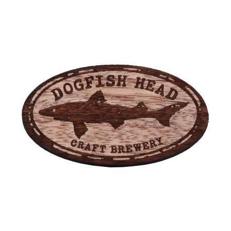 Dogfish Head Wood Logo Magnet