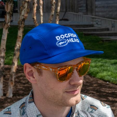 Royal Blue Ripstop Camper on Model
