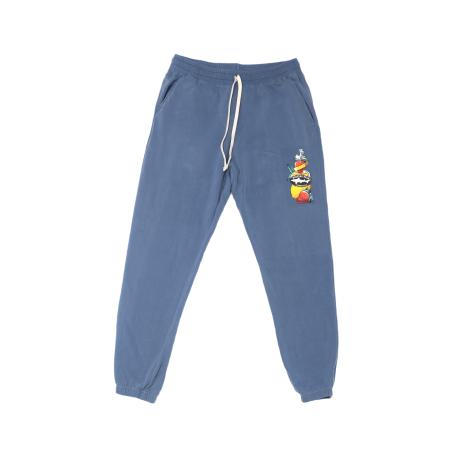 Blue mermaid sweatpants front