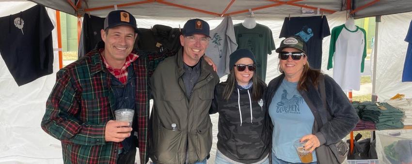 Dogfish Head founders with 302 Horseshoe founders