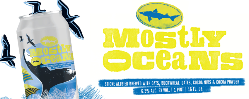 Most Oceans beer 16oz beer can rendering 