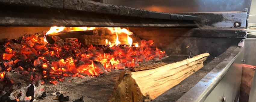 Wood-fired grill Wood-fired grill