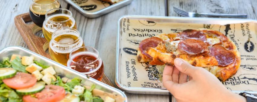 Come Nibble And Nosh At The New Tasting Room Kitchen Dogfish Head Craft Brewed Ales Off Centered Stuff For Off Centered People