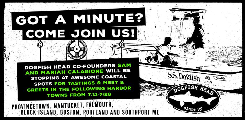 Dogfish Head New England Boat Tour 2025