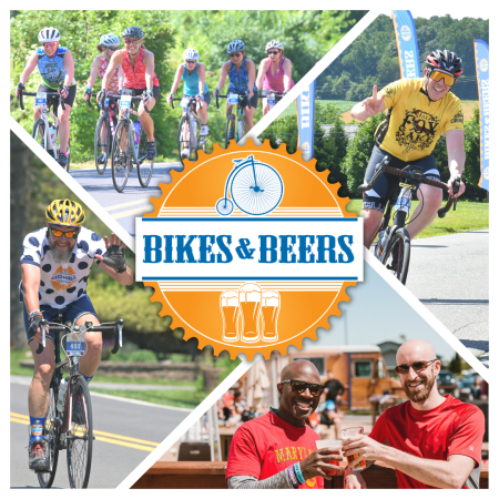 A collage of road bikers
