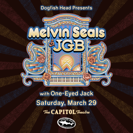 Melvin Seals & JGB live from Capital Theatre on March 29, 2025