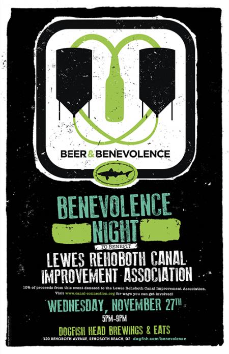 Beer & Benevolence Night to benefit the Lewes Rehoboth Canal Improvement Association Beer & Benevolence Night to benefit the Lewes Rehoboth Canal Improvement Association