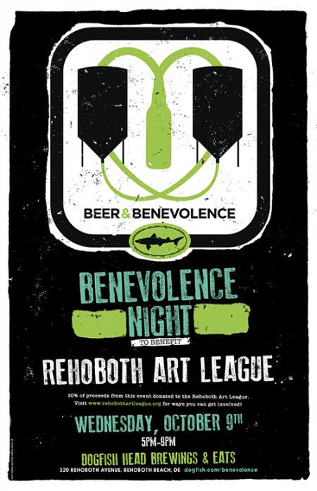 Beer & Benevolence Night to benefit the Rehoboth Art League Beer & Benevolence Night to benefit the Rehoboth Art League