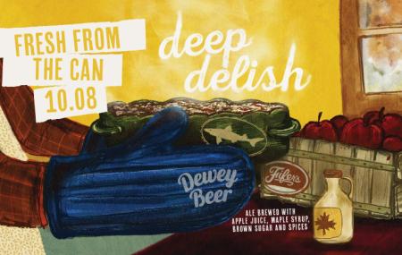 Beer release of Deep Delish on Saturday October 8