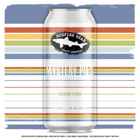 A photo of Mystery Pils Dogfish Head Beer release