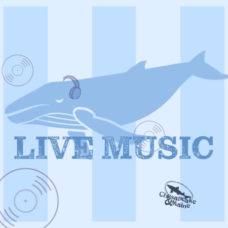 Live Music C&M whale drawing with live music on it