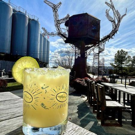 photo of a margarite at Dogfish Head Milton Brewery