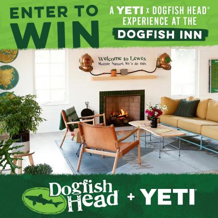 YETI x Dogfish Head Weekend graphic
