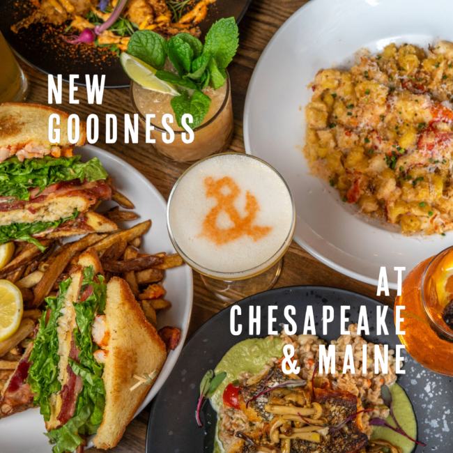 New goodness at Chesapeake & Maine