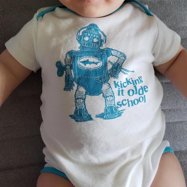 robot onesie