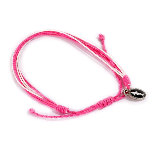 Pink Wax Corded Bracelet