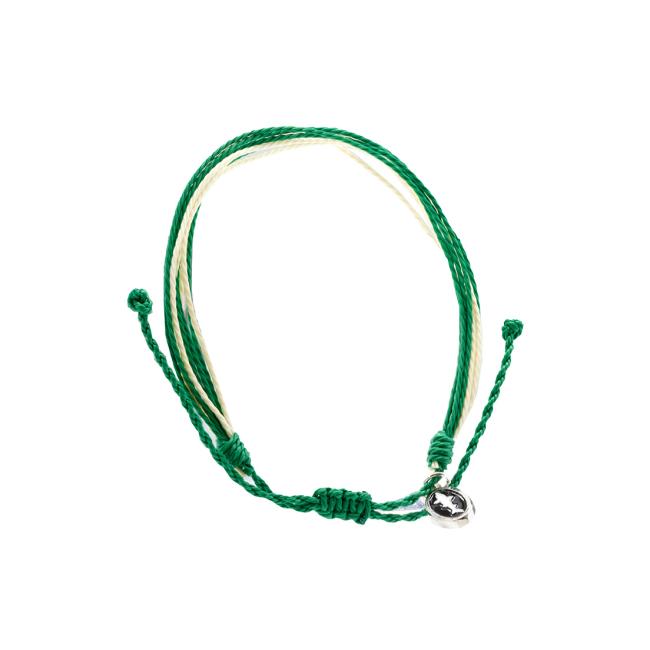 Green Wax Corded Bracelet