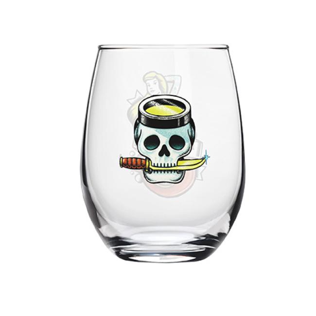 Skull Stemless Glass
