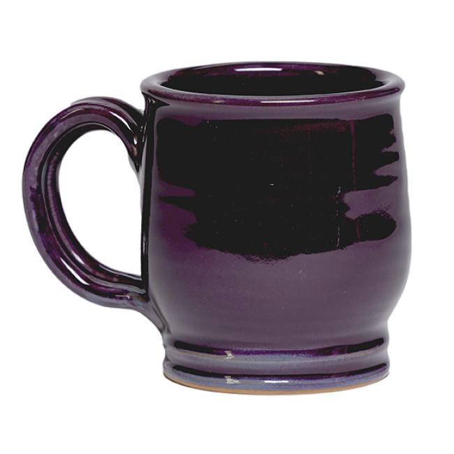 Back side of the plum port hole ceramic mug