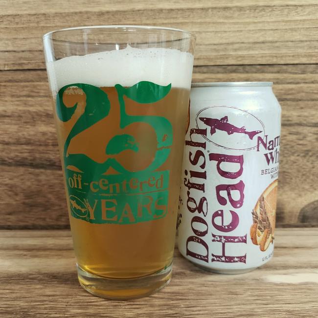 25 off-centered years pint glass