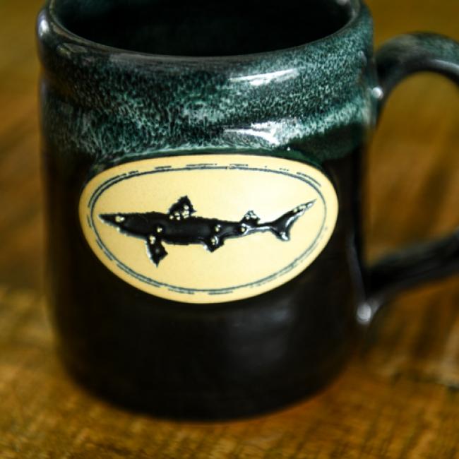 Black Dogfish Stoneware Mug