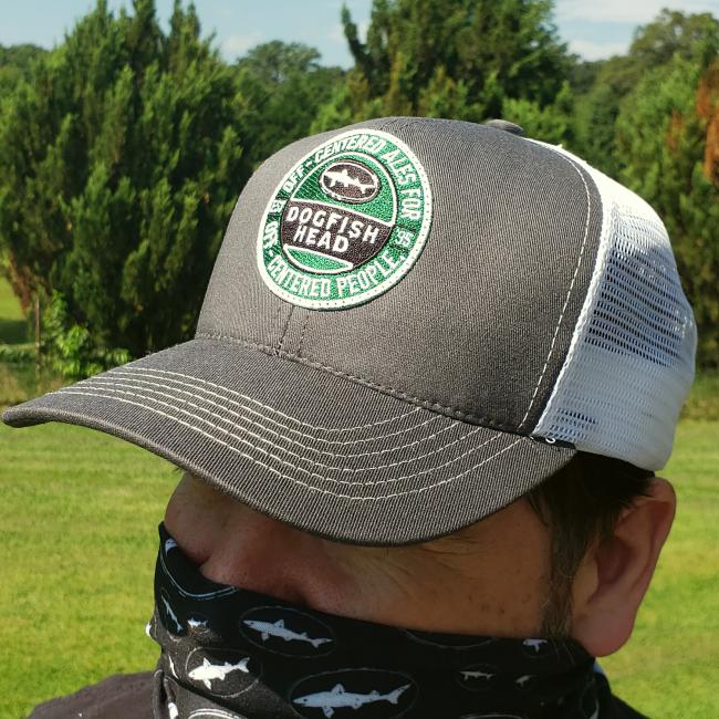 Grey Trucker Circle Patch