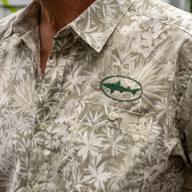 Garden Leaves Button UP Shirt