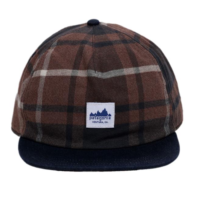 Patagonia Brown Plaid Cap