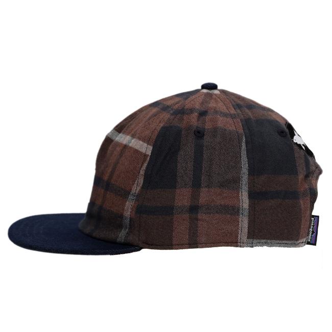 Patagonia Brown Plaid Cap