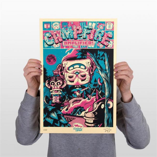 Campfire Amplifier Screenprint