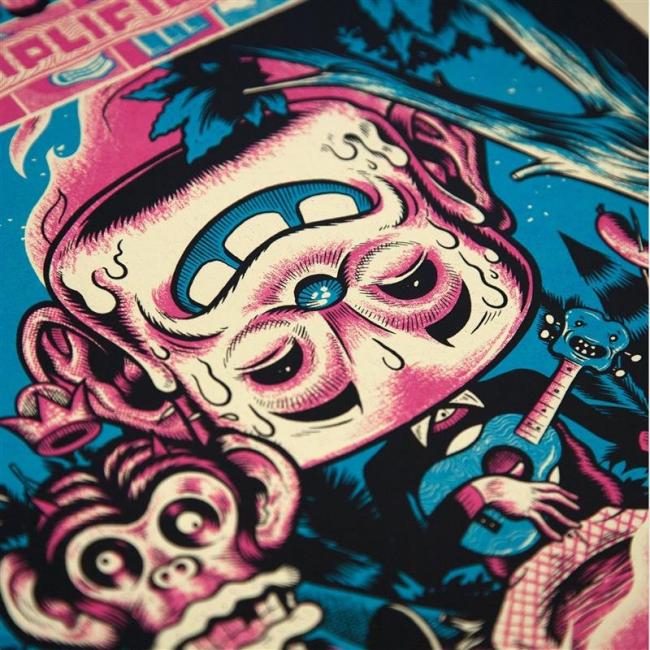 Campfire Amplifier Screenprint
