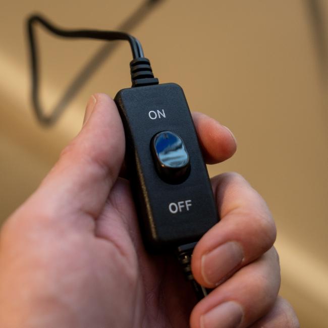 Image of the remote on/off switch for the LED sign.